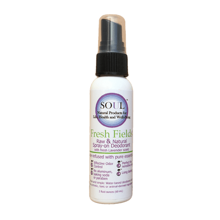 Soul Fresh Fields Deodorant | BEST All Natural Deodorant | Odor Eliminator (Lavender, 2 fl (The Best Natural Deodorant Reviews)