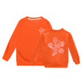 thumbnail image 4 of PMVFHDE Liquidation Automne Chandail en Molleton Mode Décontractée Imprimé à Manches Longues Chandail à Capuchon Orange,130, 4 of 7