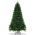 thumbnail image 1 of Patiojoy 6FT Pre-lit Artificial Christmas Tree Hinged Xmas Tree with 560 Warm White LED Lights, 1 of 10