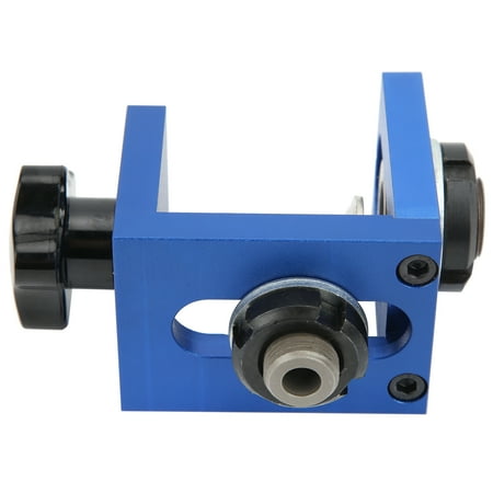 

Ymiko Doweling Jig Drilling Guide Kit Hole Opening Woodworking Locator Aluminum Alloy Adjustable Woodworking Drilling Tools Hole Jig
