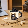 thumbnail image 6 of Simple Ceramic Coffee Mug for Office and Home, Comfort Grip Handle Everyday Drinking Cup for Hot Beverages Like Tea and Coffee, Ideal for Desk Use and Relaxing Moments, 6 of 6