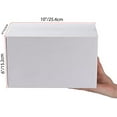 thumbnail image 4 of 10x6x6 Shipping Boxes Set of 40, White Corrugated Cardboard Box for Mailing Packing Gifts Small Business, 4 of 6
