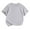 Gray, variant on HAiming Toddler Kids Crewneck T-Shirts Boys Girls Solid Color Short Sleeve Pullover Tops Comfort Soft Basic Blouse