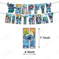 thumbnail image 3 of Cartoon Birthday Party Decorations Set Include Happy Birthday Banner, Latex Balloons, Hanging Swirls,Cake Topper,Cupcake Toppers Baby Shower Birthday Party Supplies Party Favor, 3 of 5