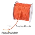 thumbnail image 3 of Beading Thread Bracelet Weave Bead Craft Cord 2.5mm 78M/Roll (85-Yards) Decorative String, Orange, 3 of 7