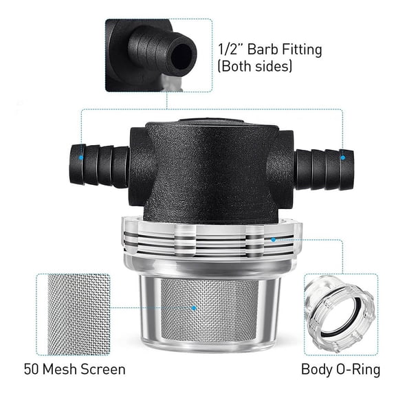 1/2 Inch Water Pump Strainer For Water Pump Pipe Filter Water Level Controller