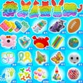 thumbnail image 2 of 1000 piezas de regalos de fiesta para niños, rellenos de medias, regalos, juguetes inquietos, paquete de juguetes a granel para carnaval, tesoro, caja de premios para el aula, adultos, alivio del estr, 2 of 6