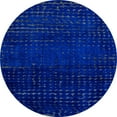 thumbnail image 1 of Ahgly Company Indoor Round Abstract Blue Abstract Area Rugs, 7' Round, 1 of 6