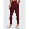 thumbnail image 2 of Leggings CRZ YOGA tiro alto 63,5 cm con bolsillos rojo Merlot, 2 of 4
