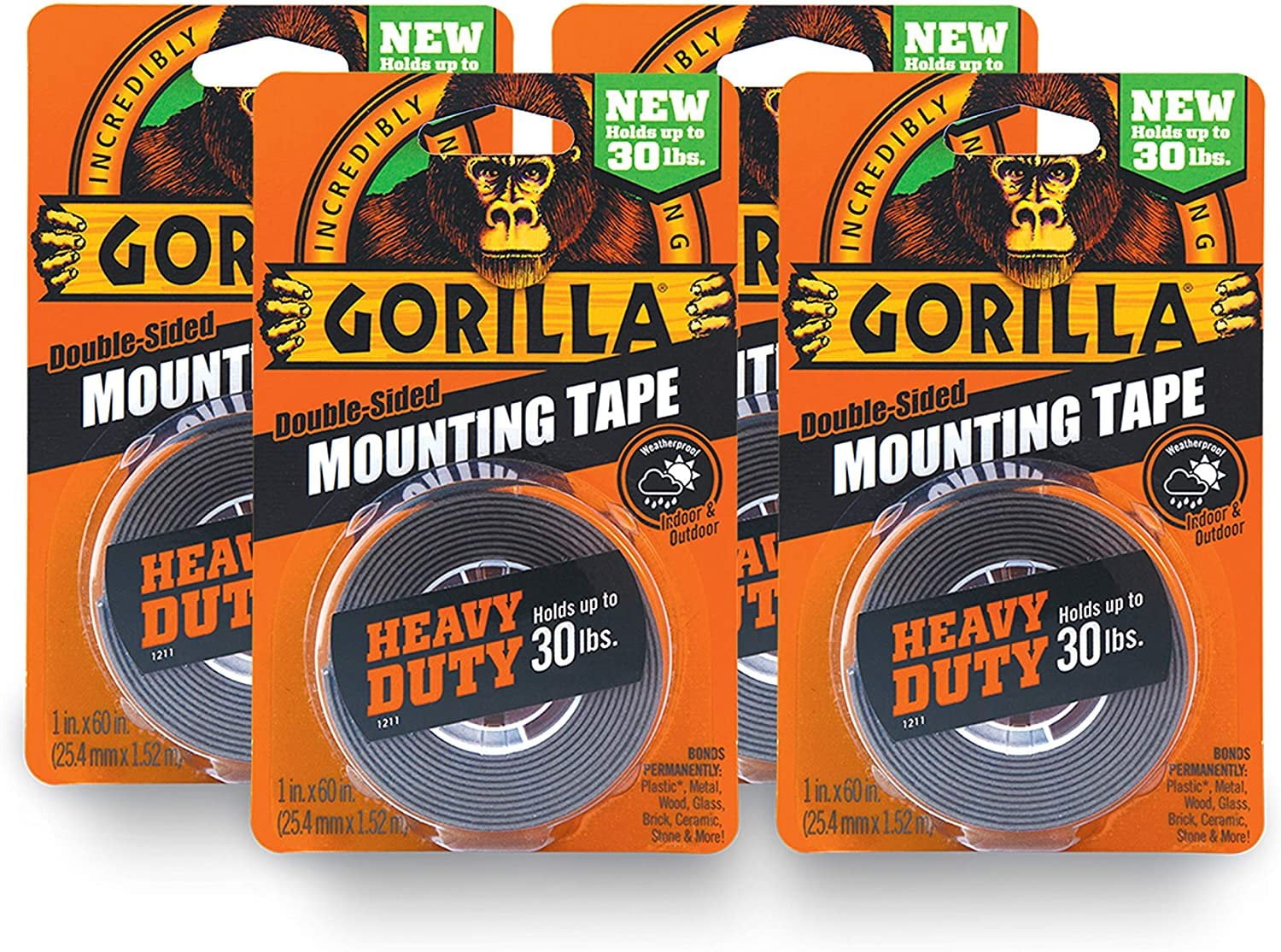 gorilla heavy duty mounting tape