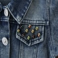 thumbnail image 5 of Godderr 9M-6Y Baby Little Girls Sequin Denim Jacket Outerwear Toddler Love Letters Jeans Coats Kids Versatile Cowboy Outwear for Fall, 5 of 7