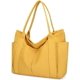 thumbnail image 1 of LHSHID Canvas Shoulder Bag for Women Reusable Grocery Shopping Bag Extra Large Cotton Beach Tote Bag Lightweight Work Handbag, 1 of 7