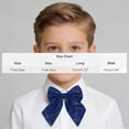 thumbnail image 3 of Odeerbi Niños Niñas Pre-Atado Corbata Elástica Corbata Cuello Bowknot Accesorio de Uniforme Escolar, 3 of 6