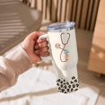thumbnail image 3 of Nurse Tumbler 40 oz for Women,Nurse Water Bottle Stainless Steel with Handle Straw Lid for Nurses Week Present, Nurse Appreciation Present, 3 of 6