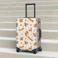 thumbnail image 2 of Lsque Cute Squirrel Fall Printed Luggage Cover, Travel Luggage Protector,Scratch and Dirt Resistant, Fits 18-32 Inch Luggage - X-Large, 2 of 9