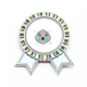 thumbnail image 1 of Llorar, llorar, perder la máscara. Insignia broche Medalla ganadora, 1 of 3