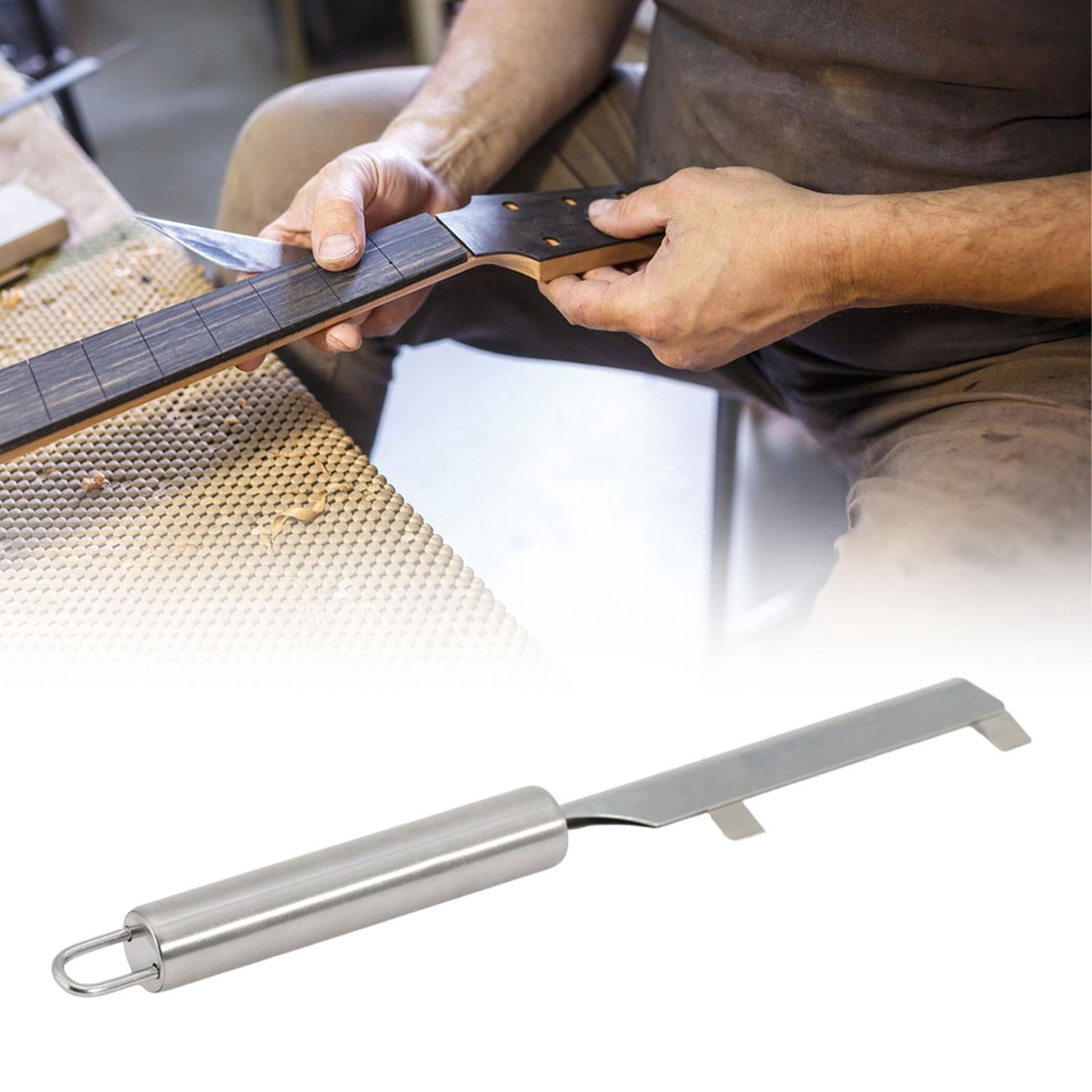 Dualoai Guitar Refret Tool Slot Guitarists Stainless Steel Luthiers Fretboard Repair