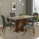 thumbnail image 2 of Juego de Comedor Mesa con Tablero de Madera 4 Sillas Marrón/Crema/Plata Ashley Madesa, 2 of 9
