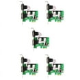 thumbnail image 1 of 5X PCI Express 2 Puertos Serial RS232 Com Db9 Tarjeta Controladora PCI-E 1.0 x 1 Chip WCH382 con Soporte de Perfil Bajo, 1 of 7