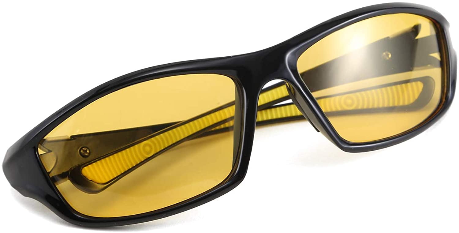 Men Square Sunglasses |Yellow Color Lens|(Pack Of 1 piece)