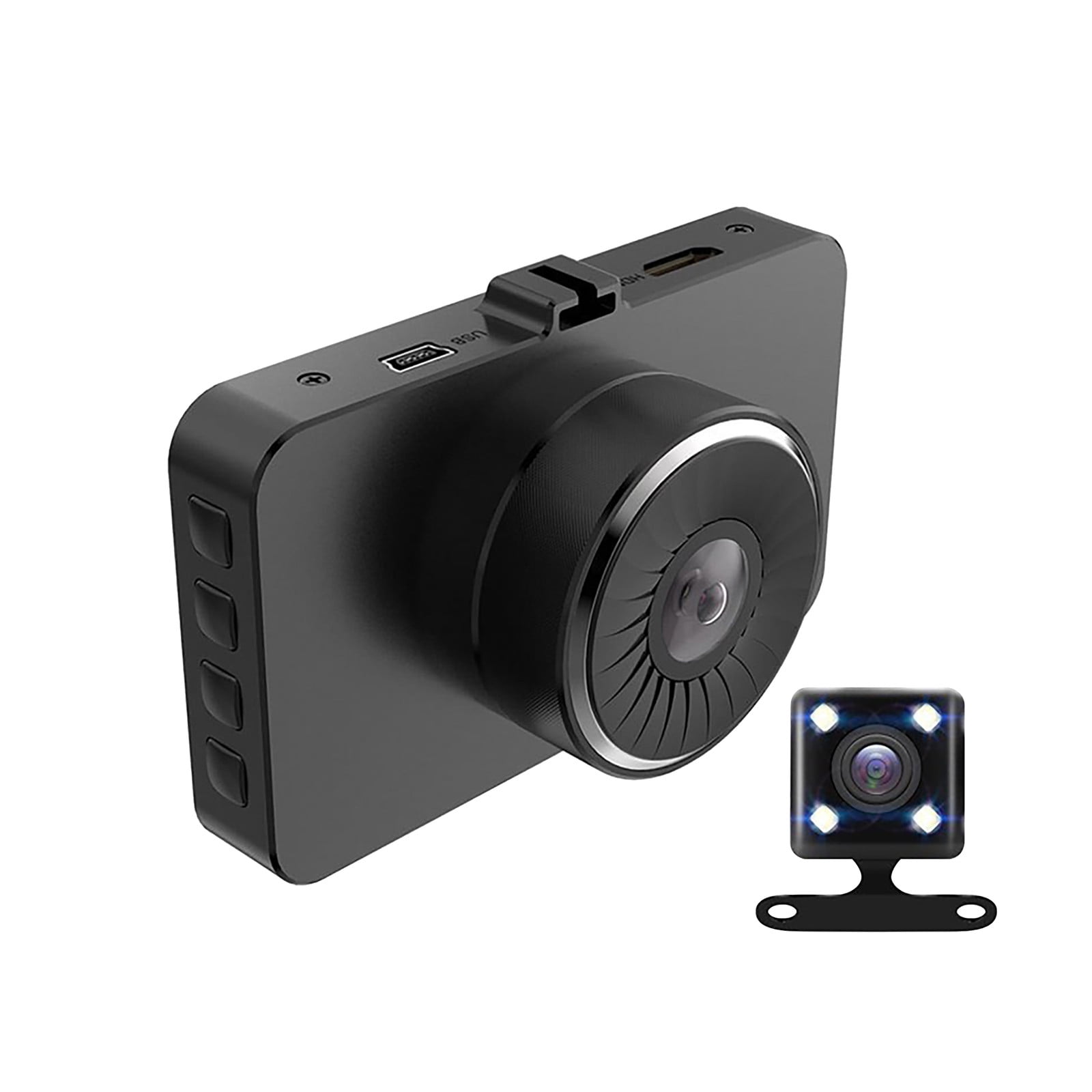 Kieccall 3-Inch Dash Cam 1080P FHD Dual Lens Car Driving Recorder - Front/Rear Recording & Reversing Image, HD Night Vision For Daily Commutes & Road Trips Safety