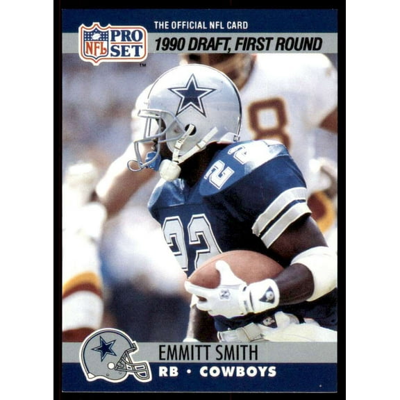 Emmitt Smith Rookie Card 1990 Pro Set #685