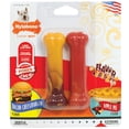 thumbnail image 1 of Hueso Masticable Nylabone Tocino y Pay de Manzana para Perros Regular Twin Pack, 1 of 9