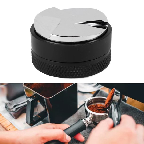 Tamper Distribuidor De Café, Herramienta De Distribución De Café De Acero Inoxidable, Nivelador De Café Molido Para Cocinas, Cafeterías, Oficinas, Etc.