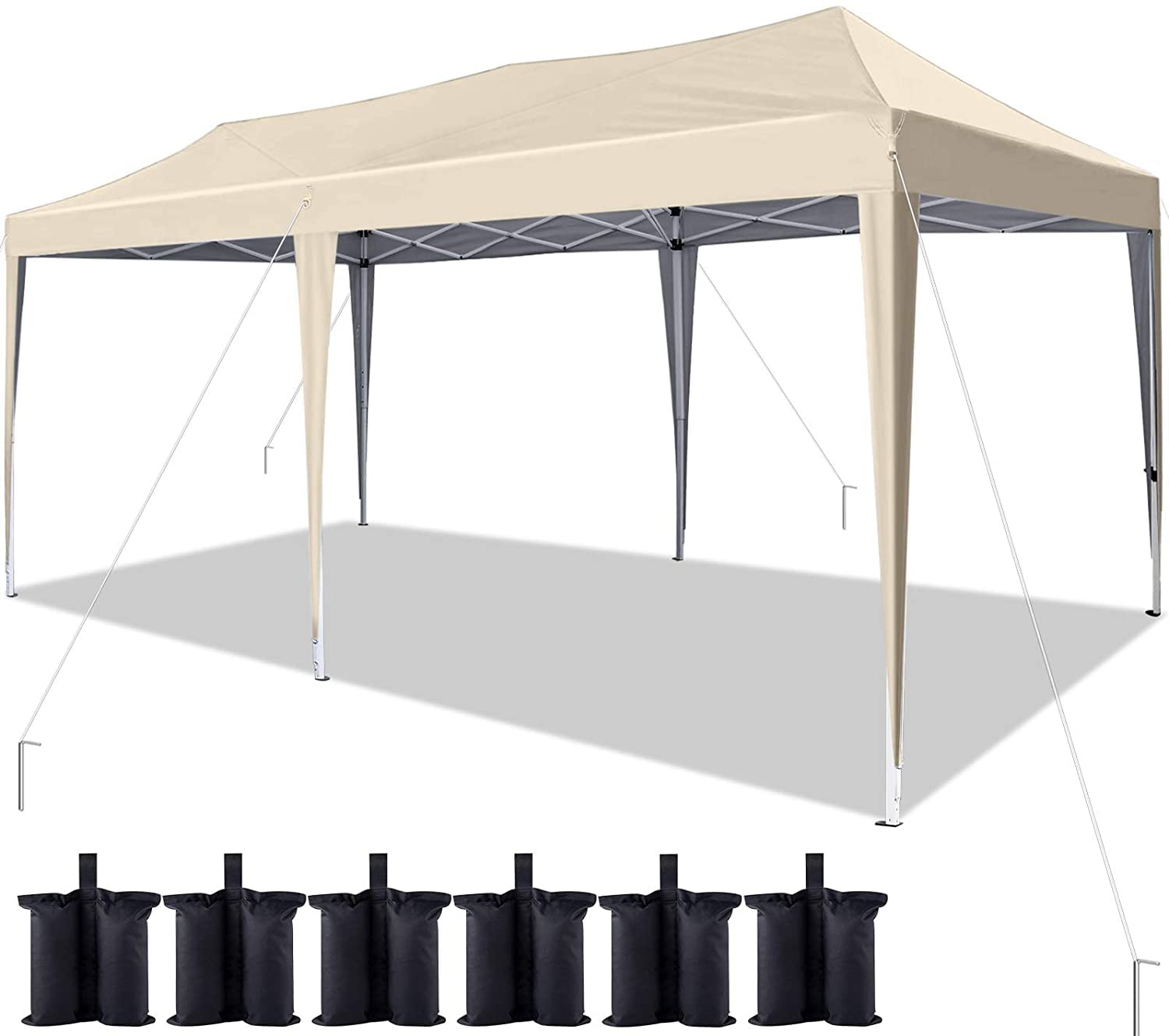 10' x 10' Pop Up Canopy Party Tent Gazebo EZ E Model Burnt Orange 