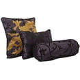 thumbnail image 3 of Chezmoi Collection 7-Piece Palace Dragon Black Gold Red Jacquard Comforter Set, Queen, 3 of 4