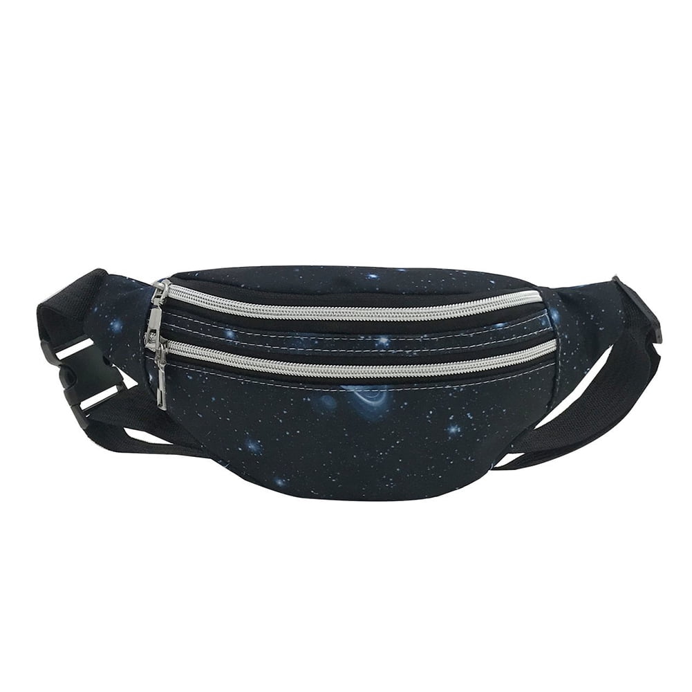 Unisex Messenger Bag Nebula Galaxy Glowing Stars Shoulder Chest Cross Body Backpack Bag 