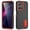 Black+Orange, variant on for Motorola Moto G 5G 2025 Case, Motorola Moto G 5G 2025 Phone Case with Built in Kickstand, Shockproof/Dustproof/Drop Proof Heavy Duty Military-Grade Rugged Protective Cover for Moto G 5G 2025
