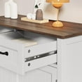 thumbnail image 5 of Asofer 35'' Buffet Cabinet with Adjustable Shelf, 2 Door, 2 Drawer, Modern Coffee Bar for Kitchen, Dining Room, Retro, 5 of 11