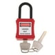thumbnail image 1 of Candado de bloqueo de seguridad Sunnimix Lves Diferentes Ingeniería Plástico rojo, 1 of 8