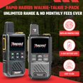 thumbnail image 4 of Conjunto de radio bidireccional LTE Walkie-Talkie Rapid Radios Nationwide, 4 of 7
