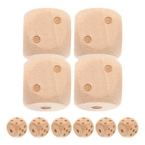 LULULION Wooden Dice Set Multi-Color Portable for Playing Board Games and Tabletop Games
