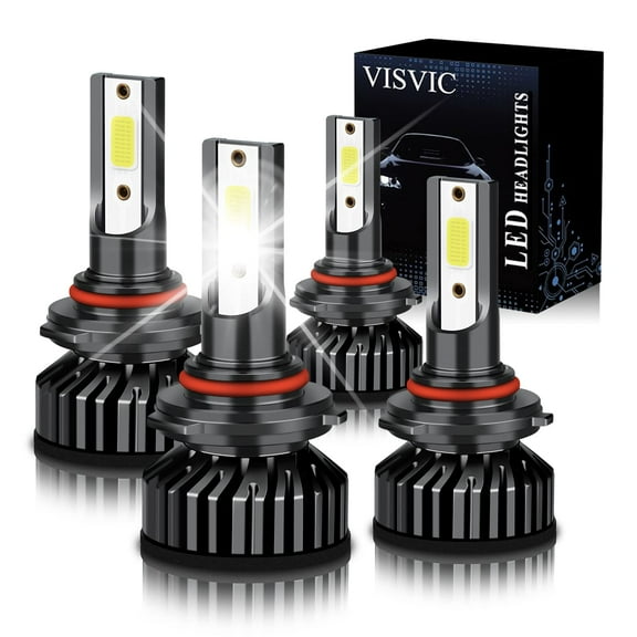 Fit For HONDA ACCORD (1995-2012) LED Headlight Bulbs Kit, 6000K Super Bright Replacement Bulbs, 9005/HB3 High Beam   9006/HB4 Low Beam LED Bulbs, Pack of 4, Headlight Bulbs