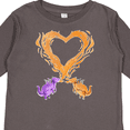thumbnail image 4 of Inktastic Fire Heart Dragons Boys or Girls Long Sleeve Toddler T-Shirt, 4 of 5