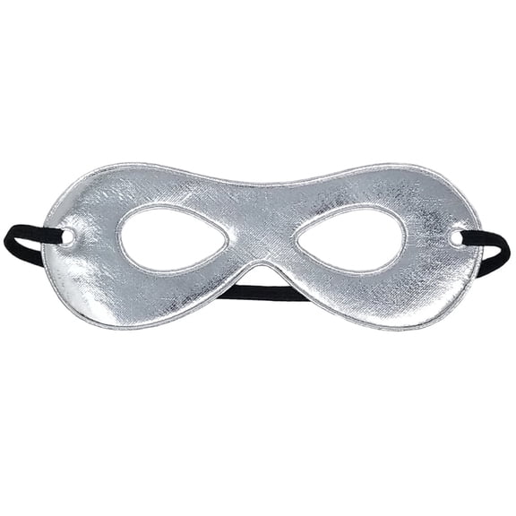 SeasonsTrading Shiny Silver Superhero Mask (Kds) - Halloween Cosplay Costume Party Mask