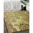 thumbnail image 3 of Ahgly Company Machine Washable Indoor Rectangle Transitional Dark Bronze Brown Area Rugs, 2' x 4', 3 of 7