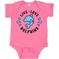 thumbnail image 3 of Inktastic Live Love Dolphins Boys or Girls Baby Bodysuit, 3 of 5