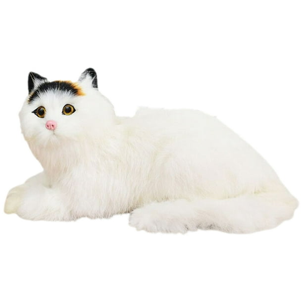 Muñeco de gatito de peluche, figura de gatito de dibujos animados, animal de peluche de gatito, muñeco de gatito de peluche para regalo