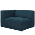 thumbnail image 2 of Modway Mingle 7 Piece Upholstered Fabric Sectional Sofa Set in Blue, 2 of 6