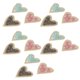 thumbnail image 4 of Parches para planchar 15 piezas parche brillante en forma de corazón elegante multiusos para manualidades DIY ANGGREK Otros, 4 of 8