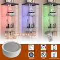 thumbnail image 3 of GZXS 65.8"H Glass Display Cabinet with Lock and Lights, 4-Shelf Lighted Curio Cabinet w/ Storage Drawer, Floor Standing Collection Showcase for Living Room Bedroom Home Office (Black+Natural), 3 of 10