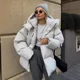 thumbnail image 2 of Parkas para mujer, invierno 2024, nuevo diseño, abrigo con capucha, chaqueta acolchada de algodón para mujer, tops, 2 of 5