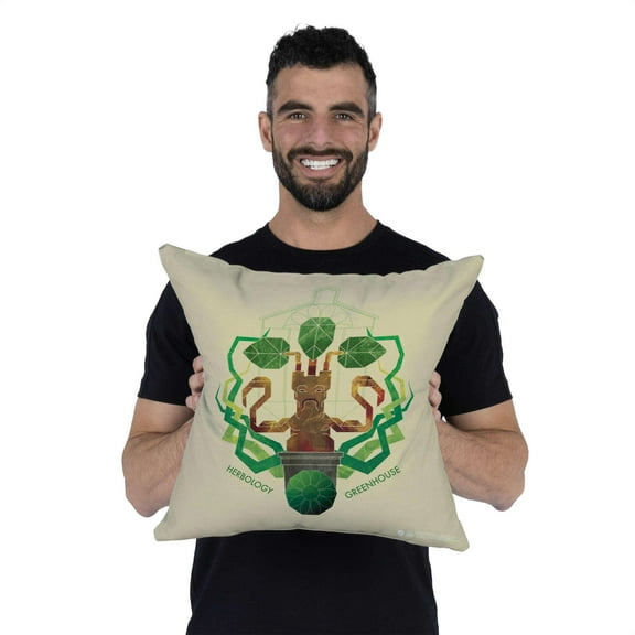 Harry Potter Herbology Greenhouse Kids Printed Throw Pillow