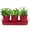 Red, variant on Plexon Herb Planter Indoor Garden Set of 3 with Tray, Ideal for Windowsill Planter or Countertop, Red Powder Coated