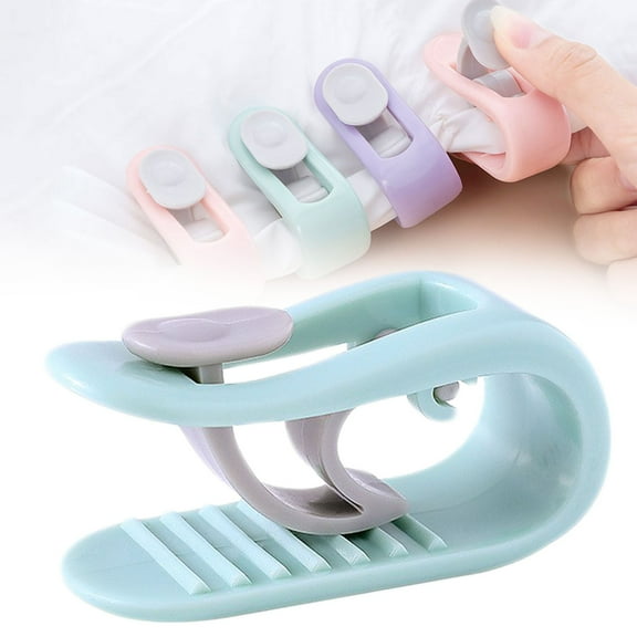 ZOURIH Quilt Clip 1 Piece Anti-Slip Clamp without Pin Bed Sheet Quilt Hold Clothing Socks Curtain Duvet Clips