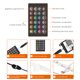 thumbnail image 5 of Tira de luces LED RGB Smart Wifi 32.8ft. 5050 Luces que cambian de color con voz y aplicación y 24 t Abanopi Negro, 5 of 7